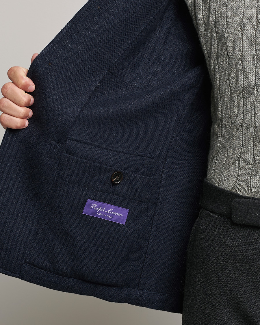 Homme | Manteaux Et Vestes | Ralph Lauren Purple Label | Snowden Tweed Field Jacket Navy