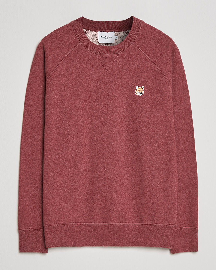 Homme | Pulls Et Tricots | Maison Kitsuné | Fox Head Sweatshirt Wine