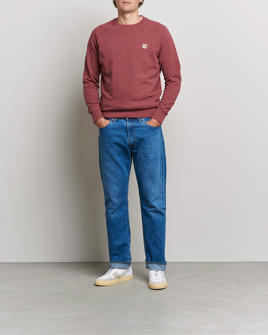 Homme | Pulls Et Tricots | Maison Kitsuné | Fox Head Sweatshirt Wine