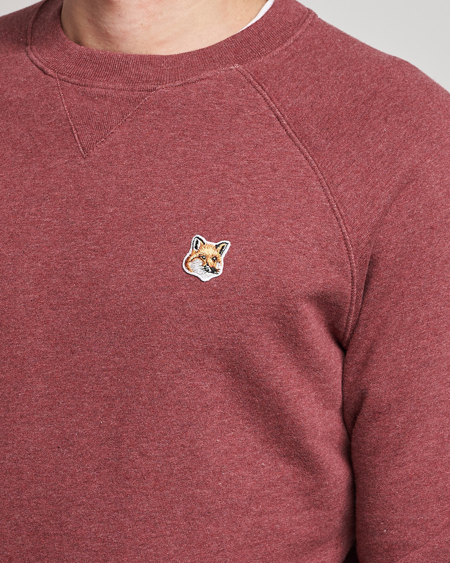 Homme | Pulls Et Tricots | Maison Kitsuné | Fox Head Sweatshirt Wine