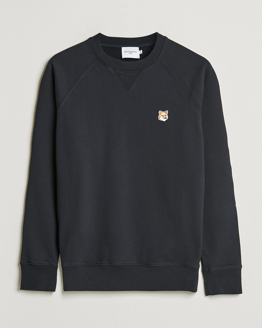 Homme | Pulls Et Tricots | Maison Kitsuné | Fox Head Sweatshirt Black
