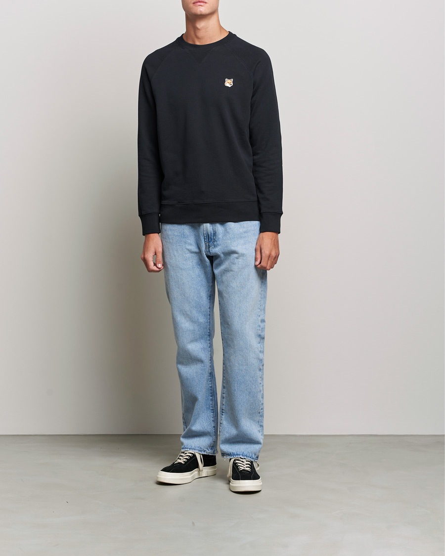 Homme | Pulls Et Tricots | Maison Kitsuné | Fox Head Sweatshirt Black
