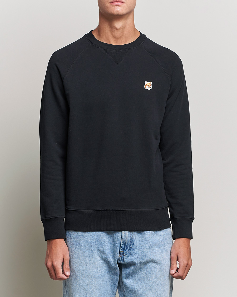 Homme | Pulls Et Tricots | Maison Kitsuné | Fox Head Sweatshirt Black