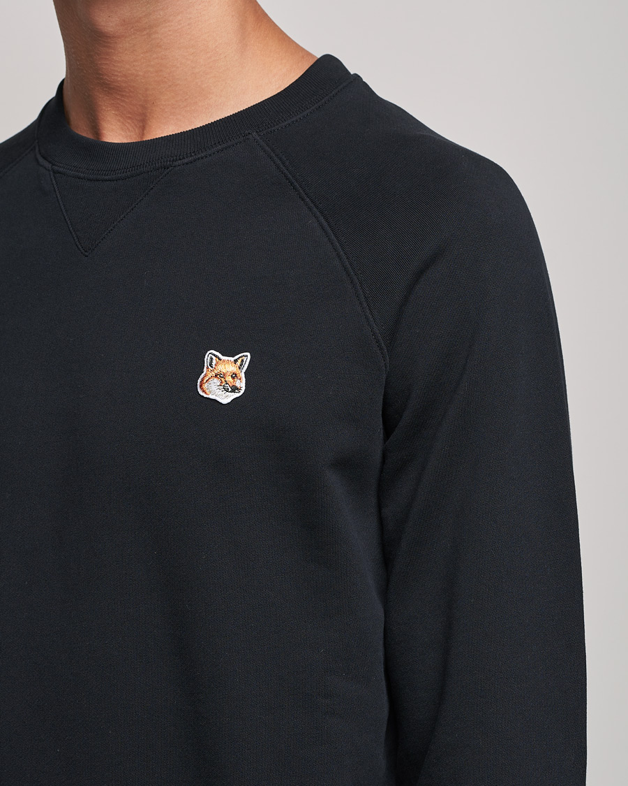 Homme | Pulls Et Tricots | Maison Kitsuné | Fox Head Sweatshirt Black
