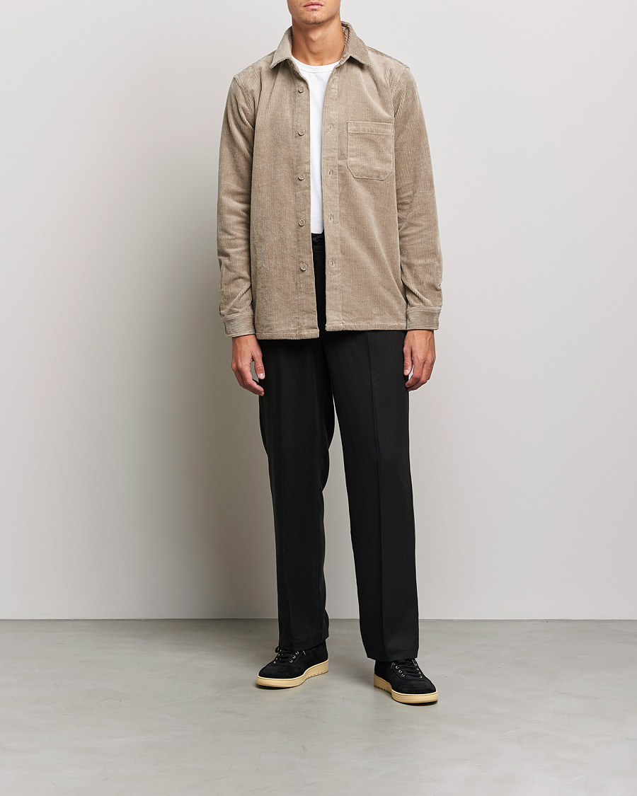 Homme | Chemises | Samsøe Samsøe | Samsøe & Samsøe Waltones Corduroy Overshirt Winter Twig