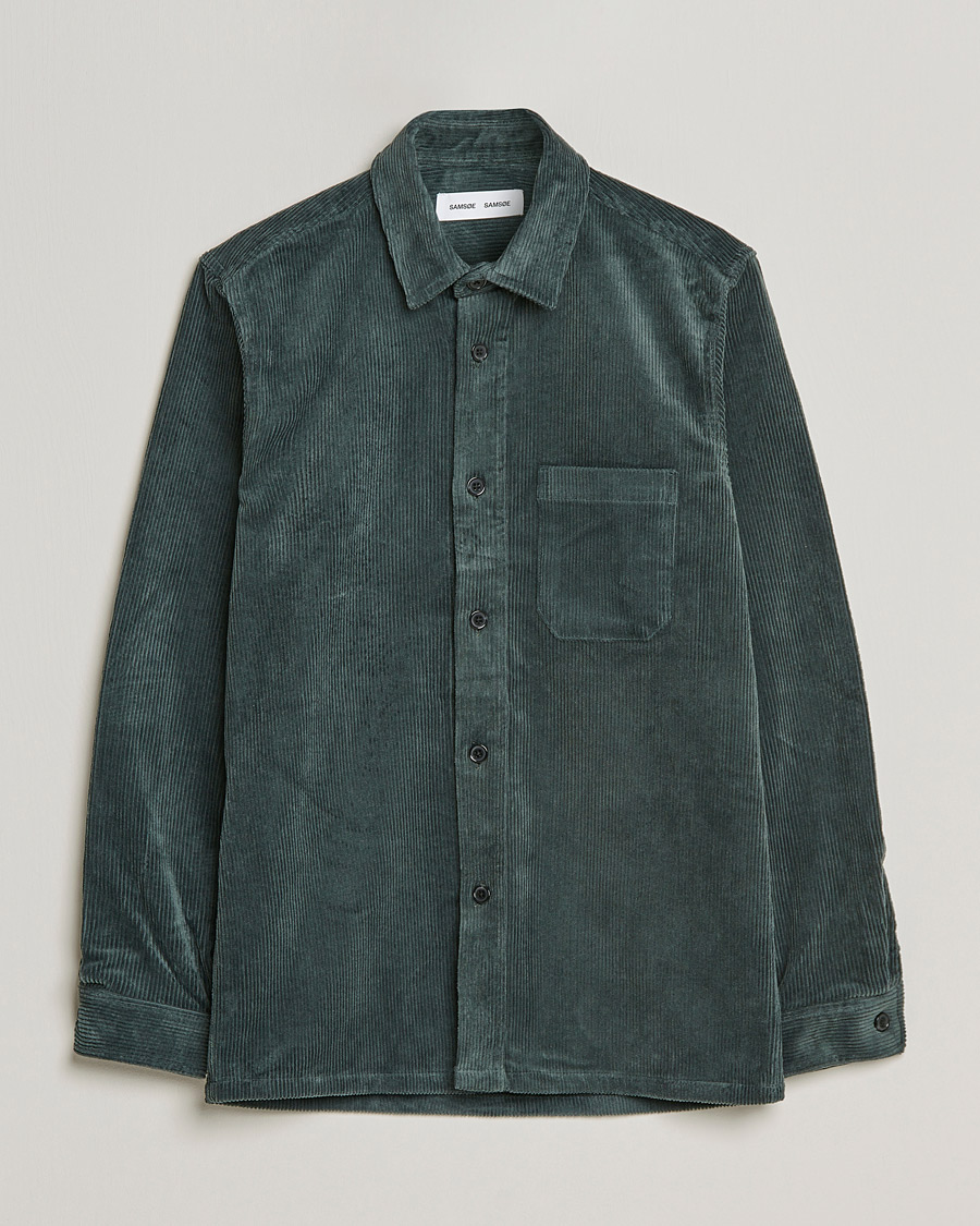 Homme | Chemises | Samsøe Samsøe | Samsøe & Samsøe Waltones Corduroy Overshirt Urban Chic