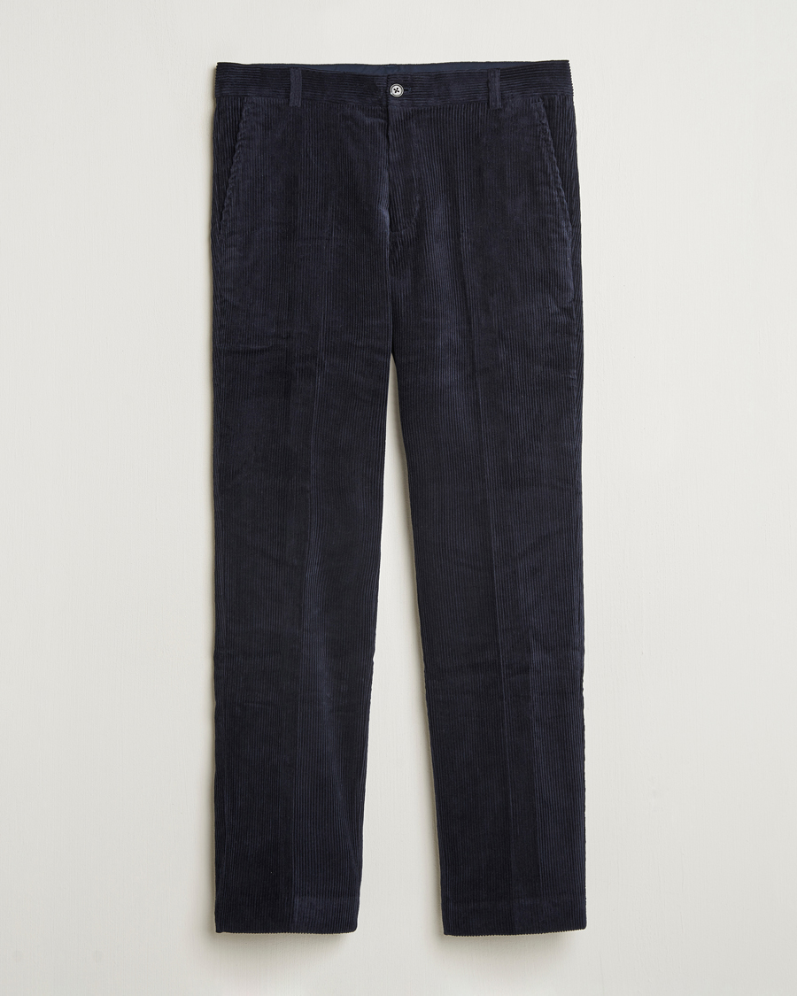 Homme | Pantalons | Samsøe Samsøe | Fleix Corduroy Trousers Salute Navy