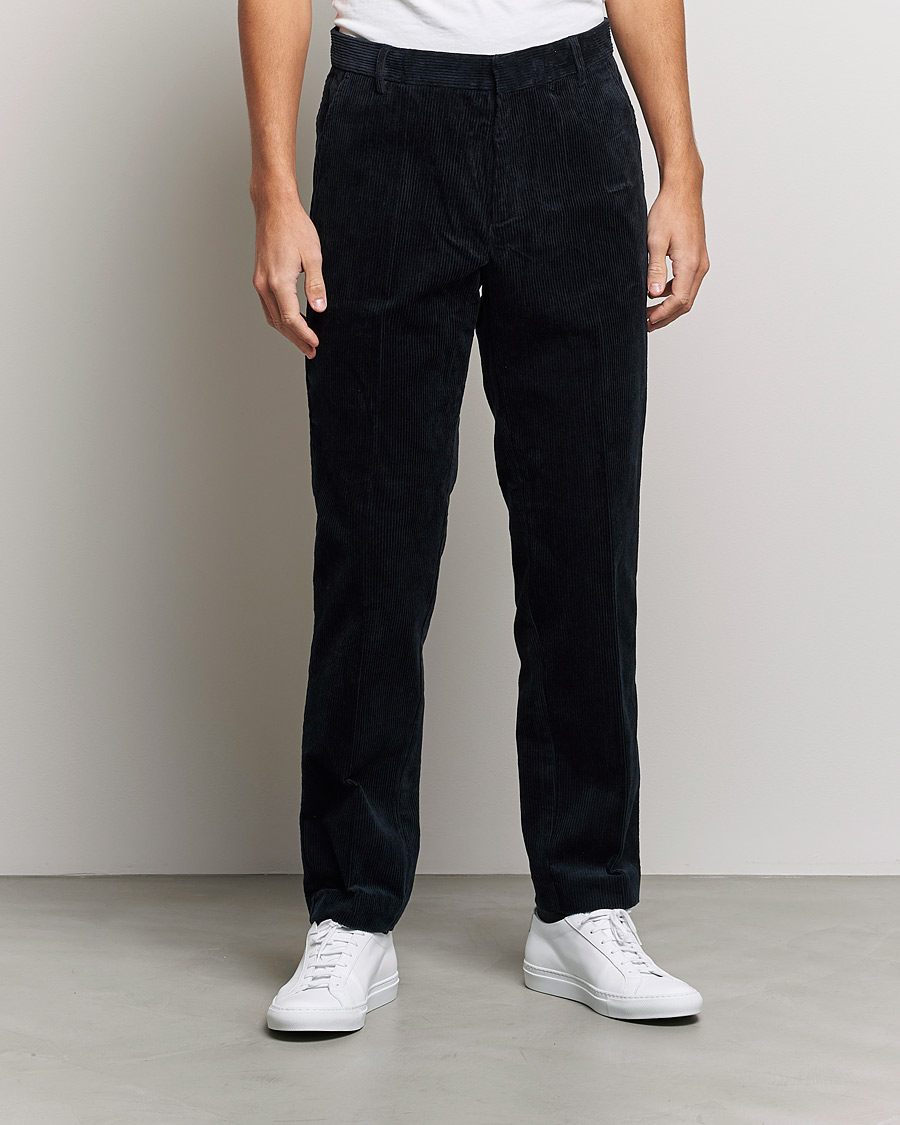 Homme | Pantalons | Samsøe Samsøe | Fleix Corduroy Trousers Salute Navy