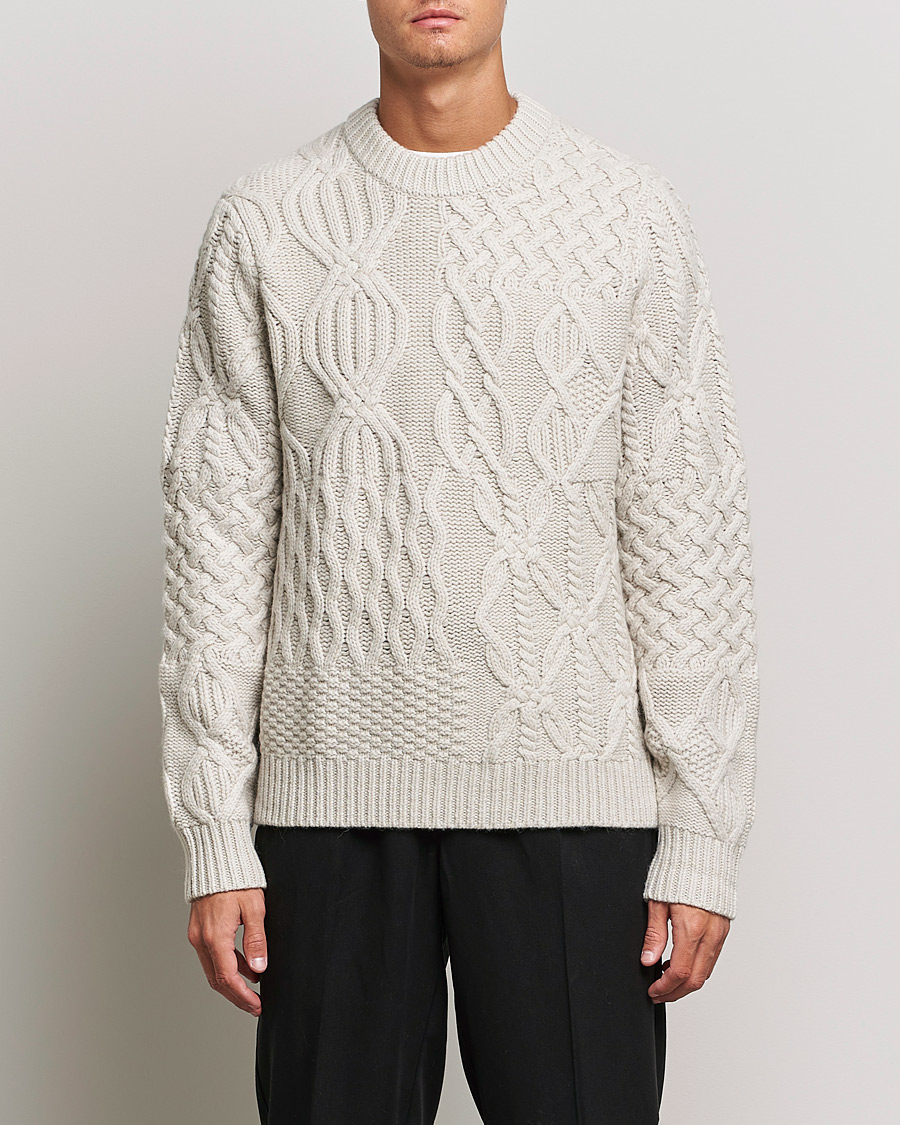 Homme | Pulls Et Tricots | Samsøe Samsøe | Samsøe & Samsøe Harolds Crew Neck Oatmeal