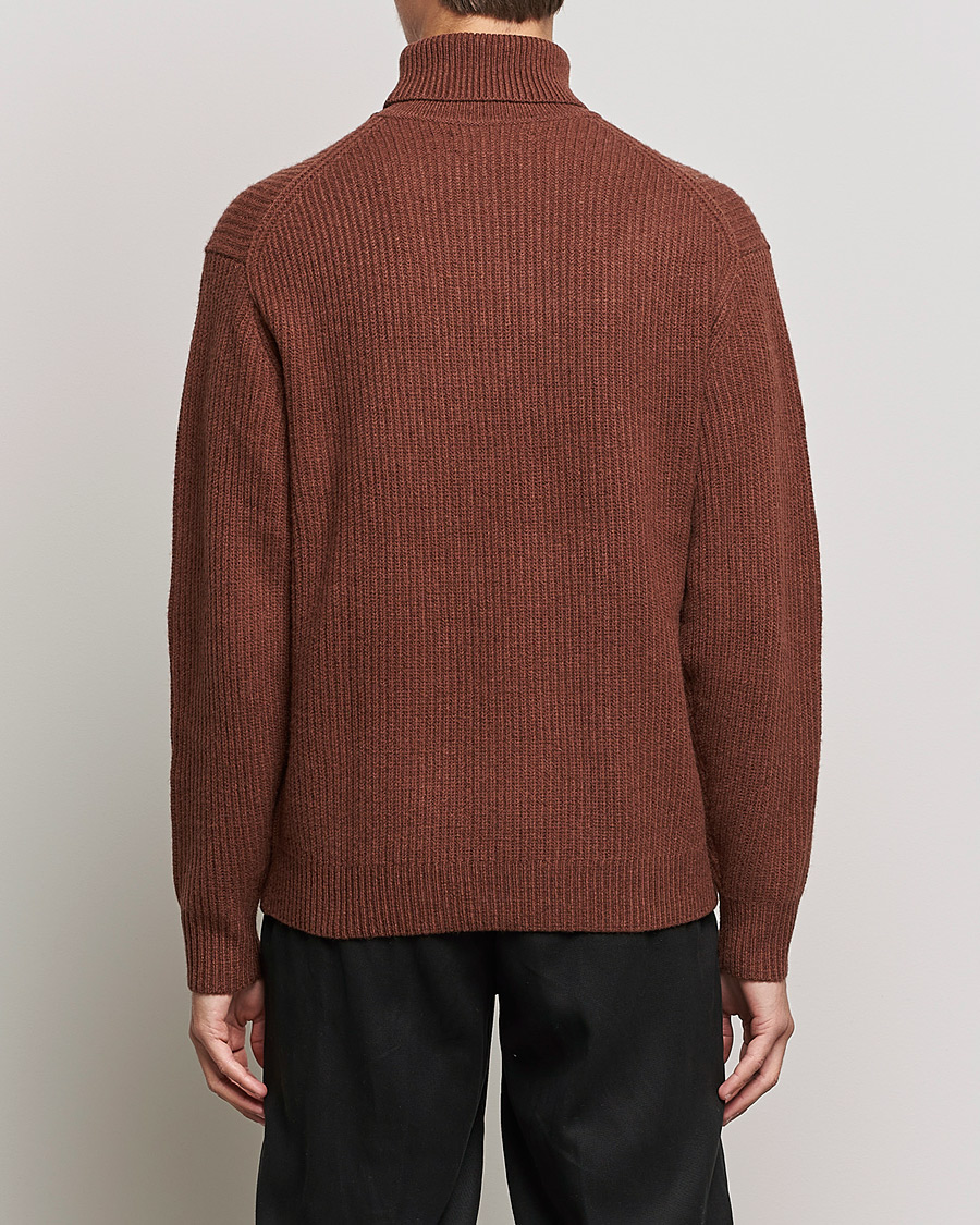 Homme | Pulls Et Tricots | Samsøe Samsøe | Samsøe & Samsøe Logan Heavy Knitted Roll Neck Cappuccino