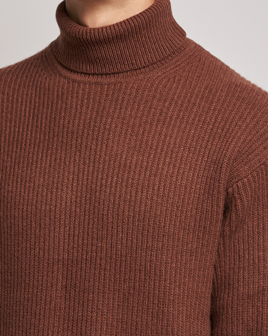 Homme | Pulls Et Tricots | Samsøe Samsøe | Samsøe & Samsøe Logan Heavy Knitted Roll Neck Cappuccino