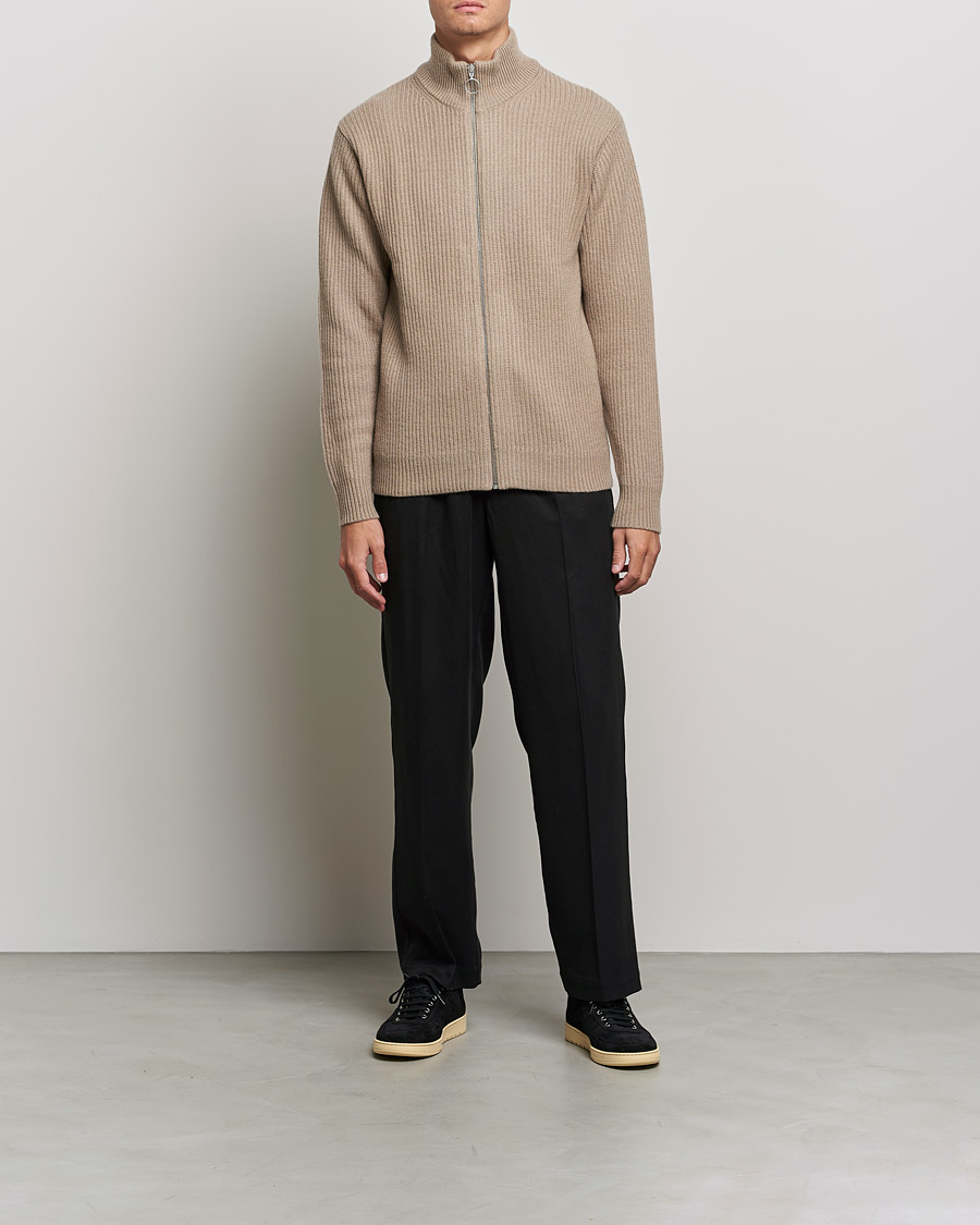 Homme | Pulls Et Tricots | Samsøe Samsøe | Samsøe & Samsøe Logan Heavy Kniited Zip Cardigan Winter Twig
