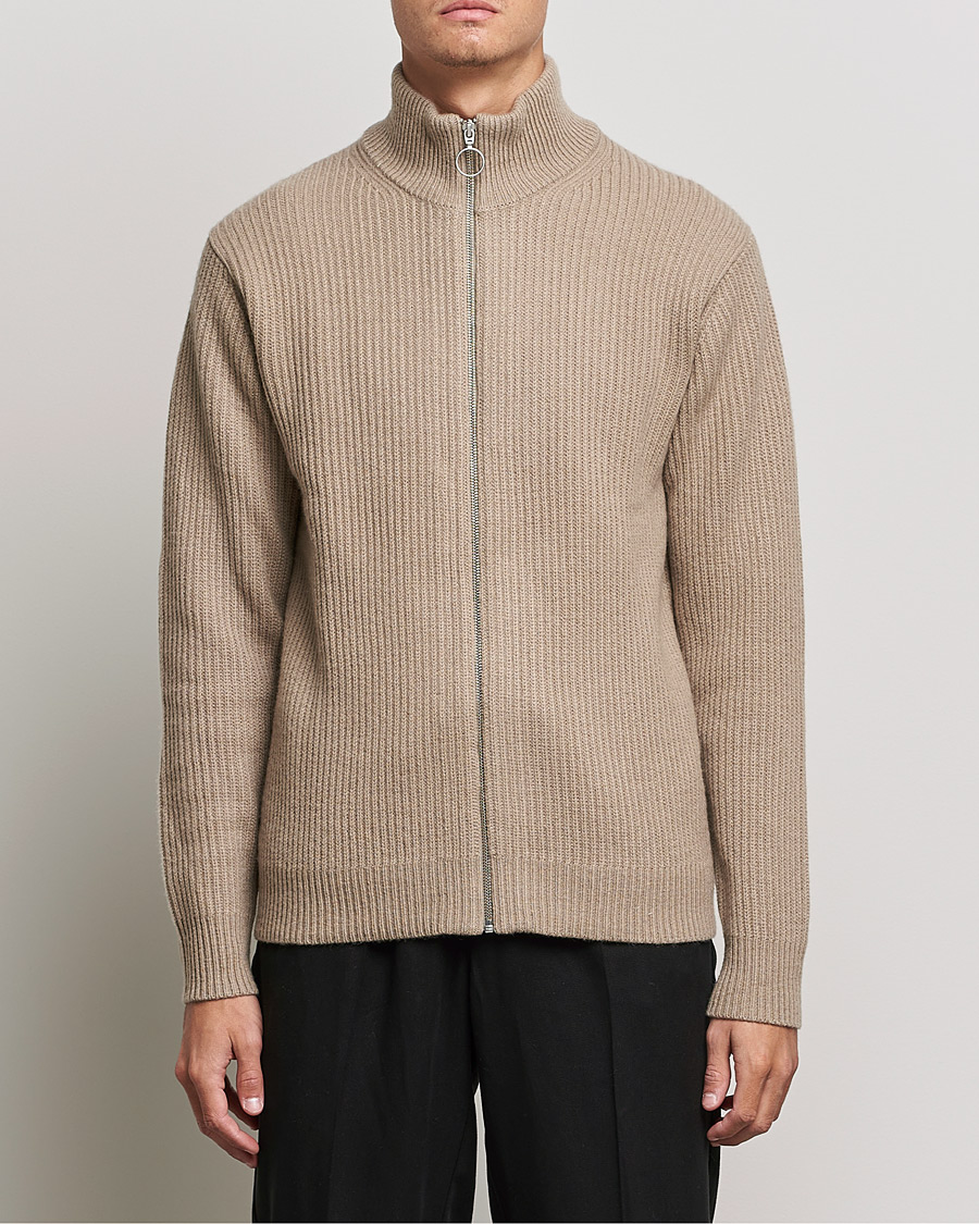 Homme | Pulls Et Tricots | Samsøe Samsøe | Samsøe & Samsøe Logan Heavy Kniited Zip Cardigan Winter Twig