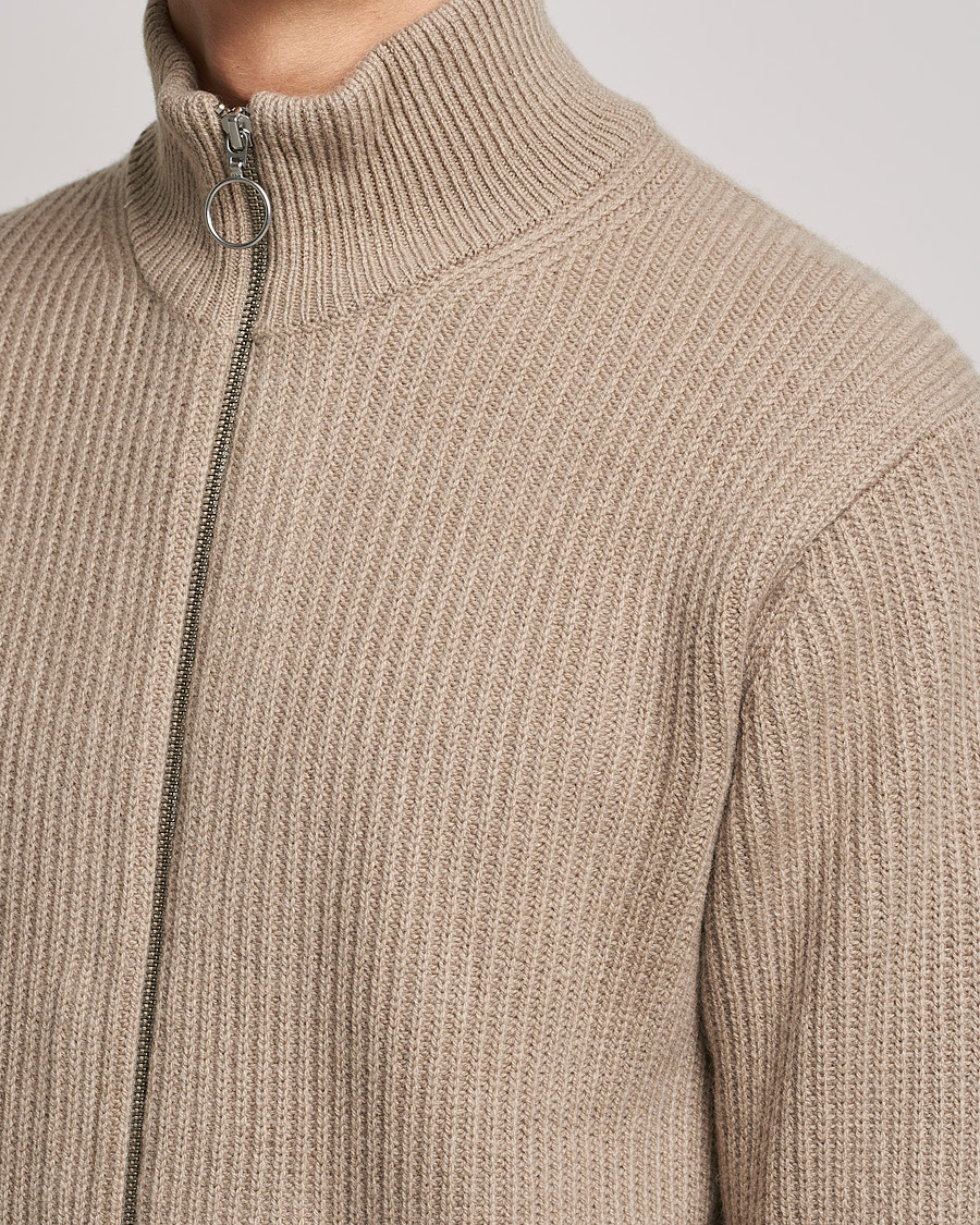 Homme | Pulls Et Tricots | Samsøe Samsøe | Samsøe & Samsøe Logan Heavy Kniited Zip Cardigan Winter Twig