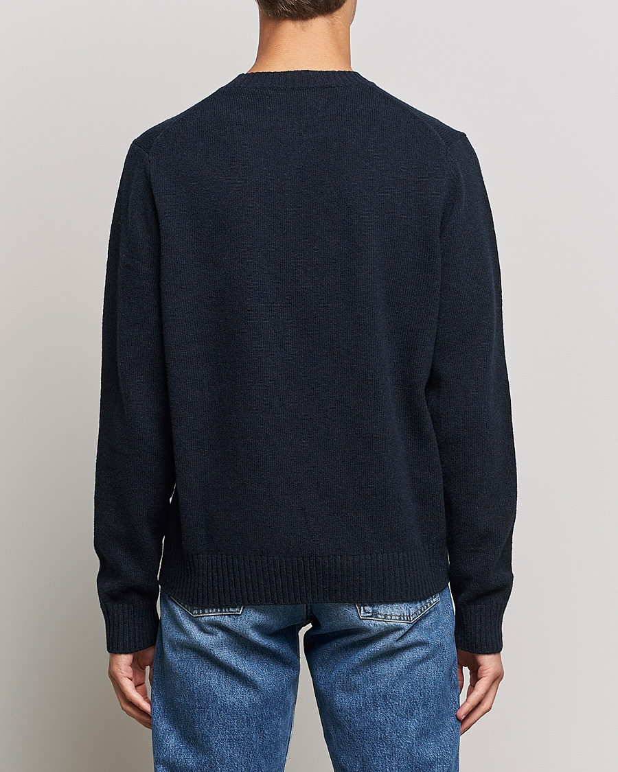 Homme | Pulls Et Tricots | Samsøe Samsøe | Sylli Wool Crew Neck Salute Navy