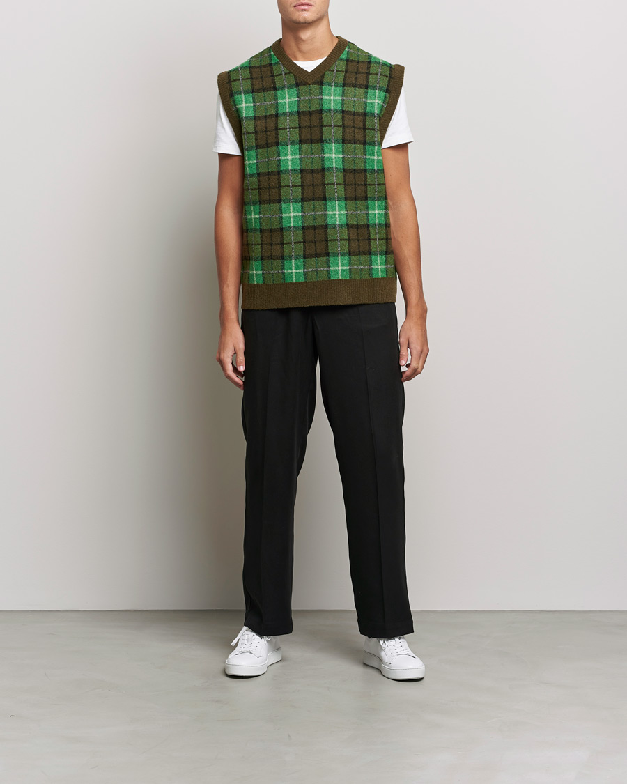 Homme | Pulls Et Tricots | Samsøe Samsøe | Samsøe & Samsøe James Fine Merino Knitted Vest Medium Green