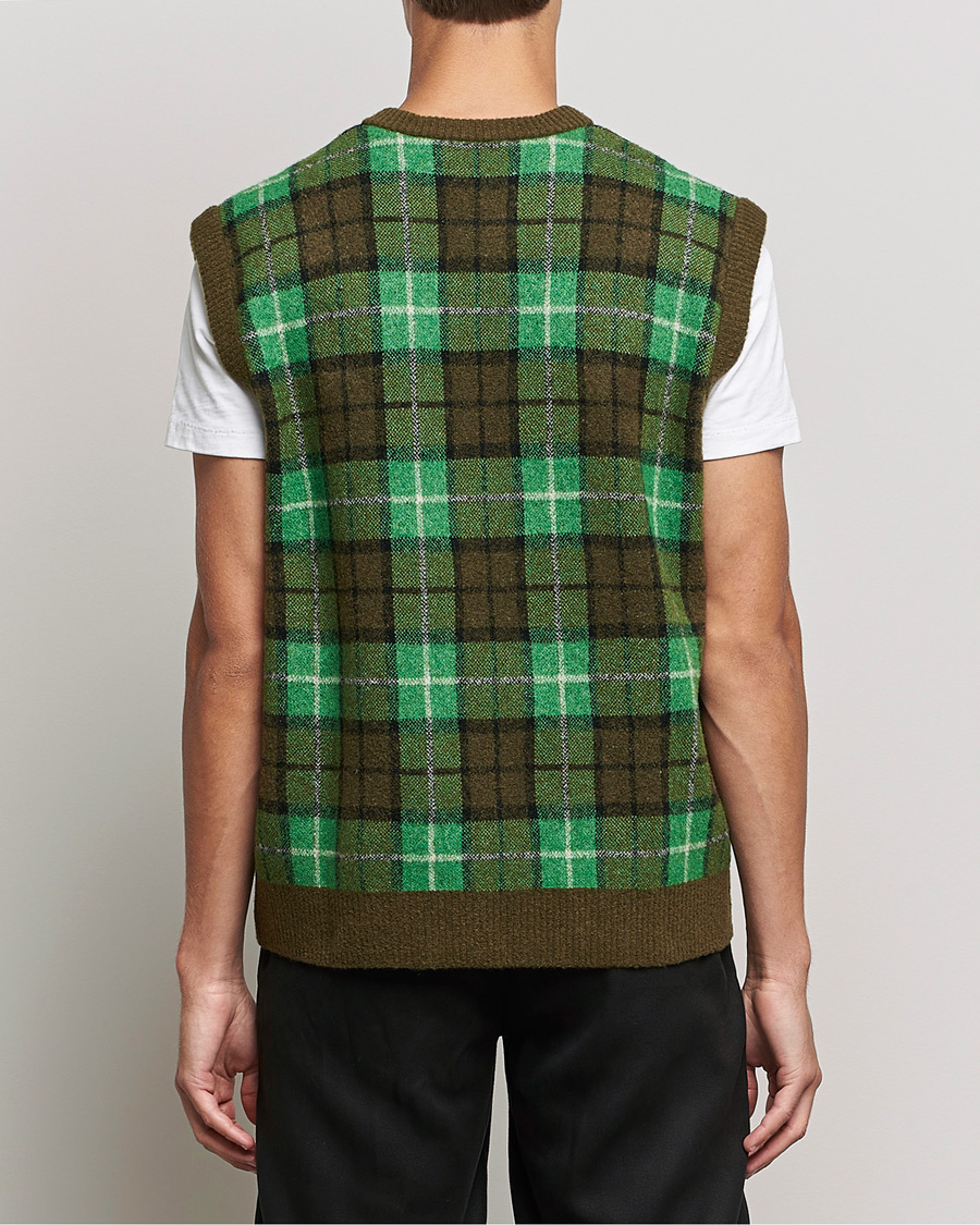 Homme | Pulls Et Tricots | Samsøe Samsøe | Samsøe & Samsøe James Fine Merino Knitted Vest Medium Green