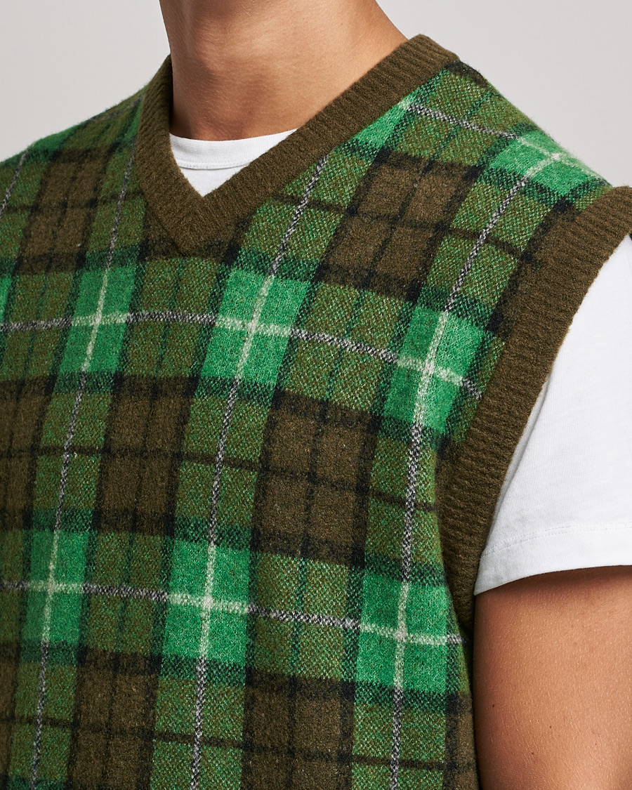 Homme | Pulls Et Tricots | Samsøe Samsøe | Samsøe & Samsøe James Fine Merino Knitted Vest Medium Green