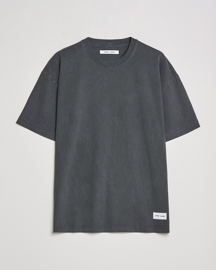 Homme | T-shirts | Samsøe Samsøe | Samsøe & Samsøe Pigment Organic Cotton T-Shirt Black