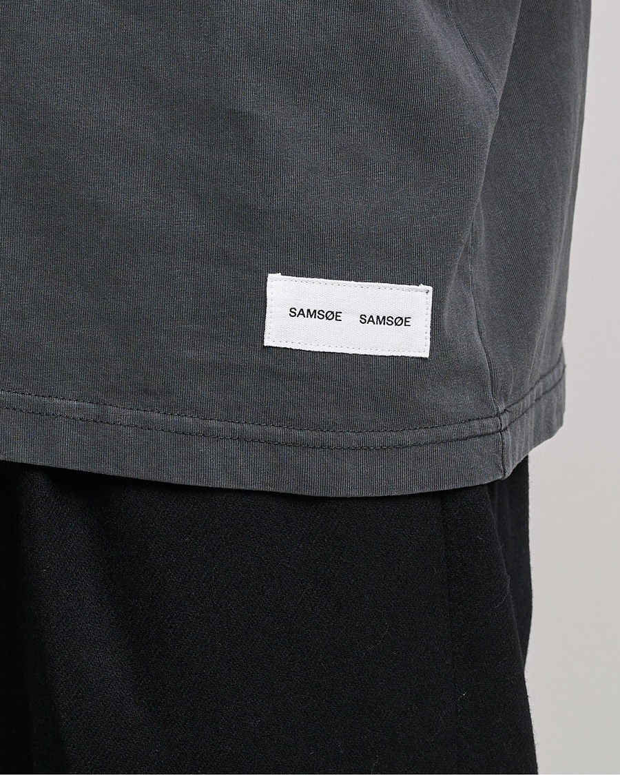 Homme | T-shirts | Samsøe Samsøe | Samsøe & Samsøe Pigment Organic Cotton T-Shirt Black