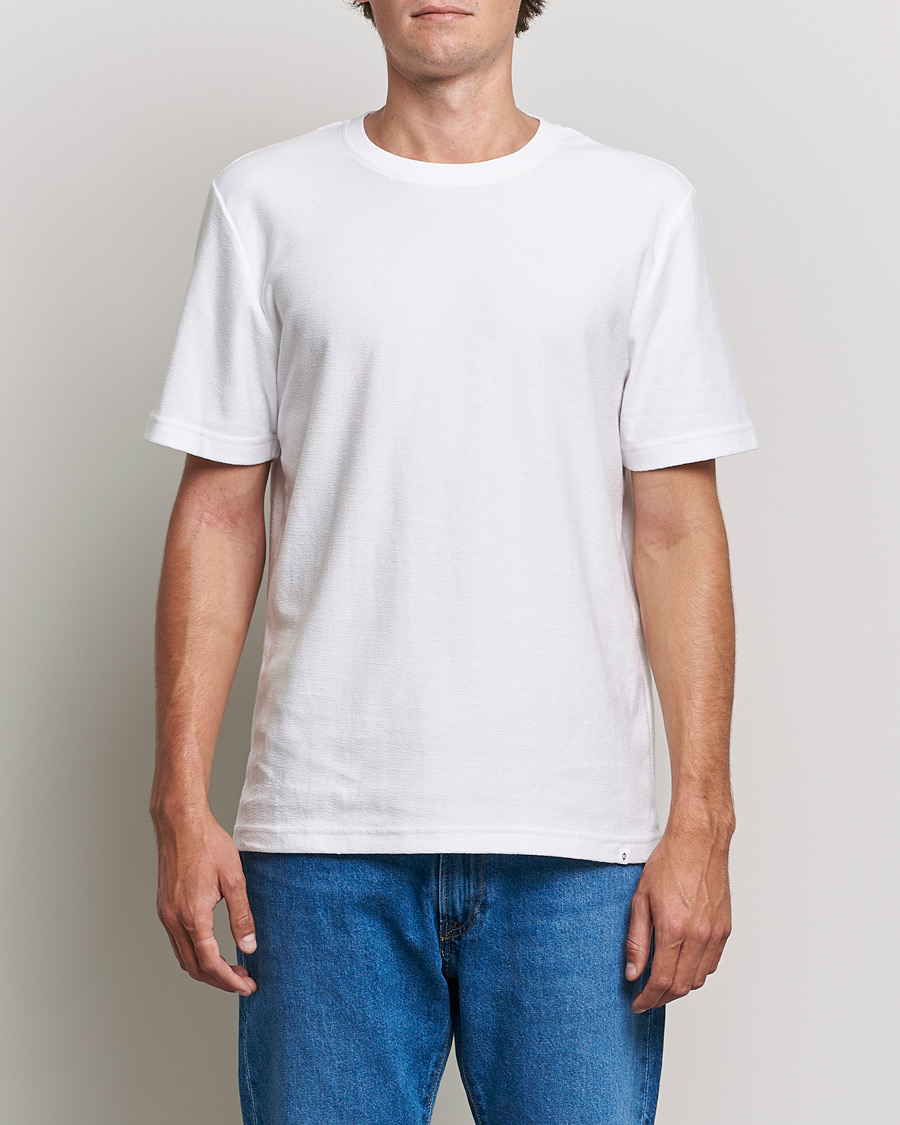 Homme | T-shirts | Samsøe Samsøe | Samsøe & Samsøe Odin Terry Organic Cotton T-Shirt White