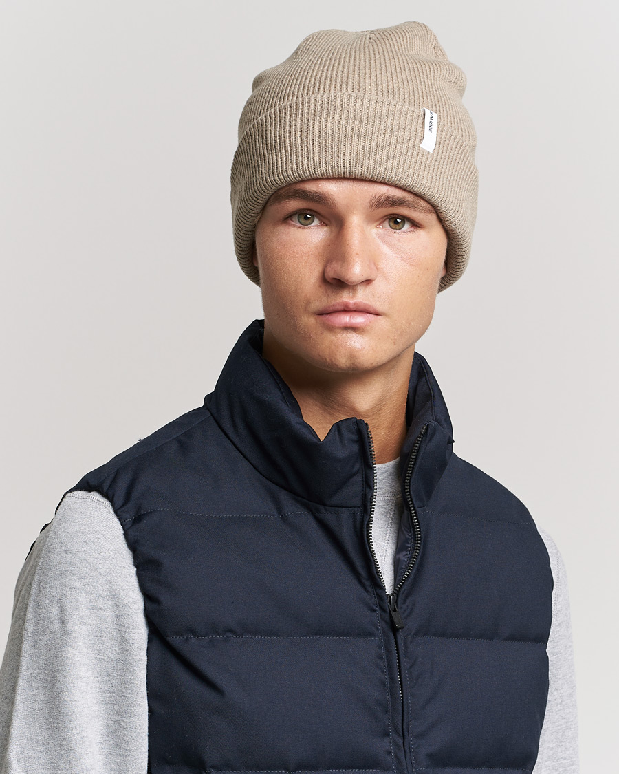Homme | Samsøe & Samsøe Lambswool Beanie Winter Twig | Samsøe Samsøe | Samsøe & Samsøe Lambswool Beanie Winter Twig