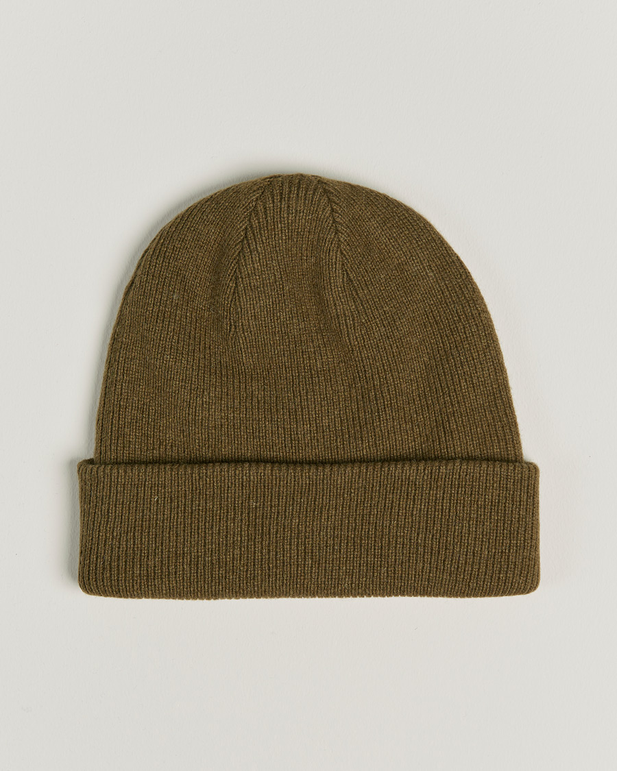 Homme | Samsøe & Samsøe Lambswool Beanie Dark Olive | Samsøe Samsøe | Samsøe & Samsøe Lambswool Beanie Dark Olive