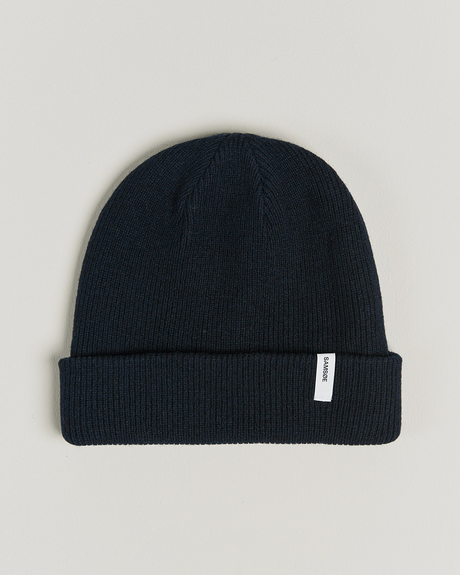 Homme | Samsøe & Samsøe Lambswool Beanie Sky Captain | Samsøe Samsøe | Samsøe & Samsøe Lambswool Beanie Sky Captain