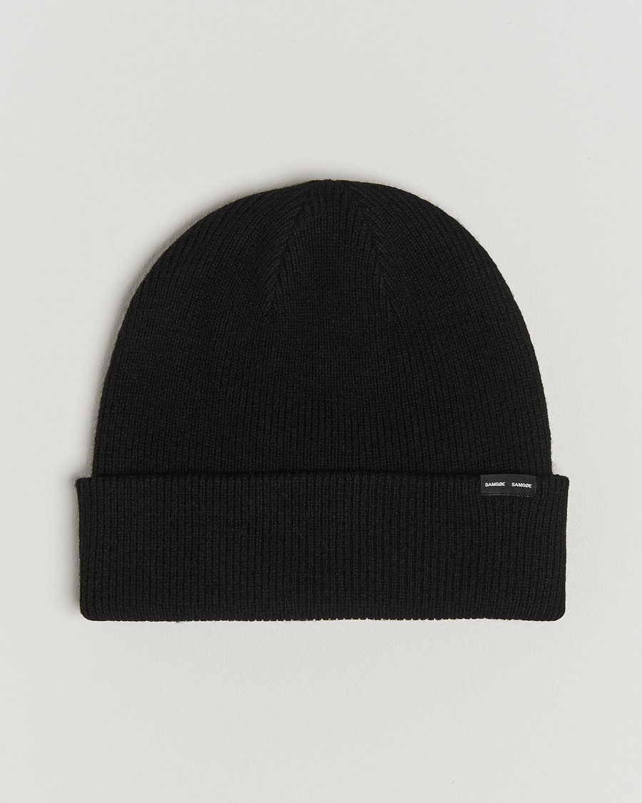 Homme | Bonnets | Samsøe Samsøe | The Wool Beanie Black