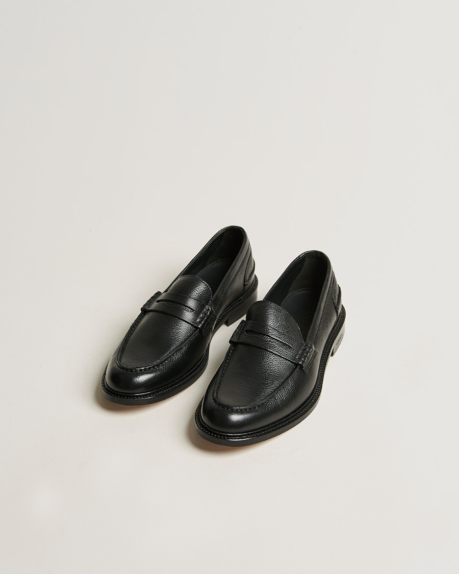 Homme | VINNY's Townee Penny Loafer Black Grain | VINNY's | Townee Penny Loafer Black Grain