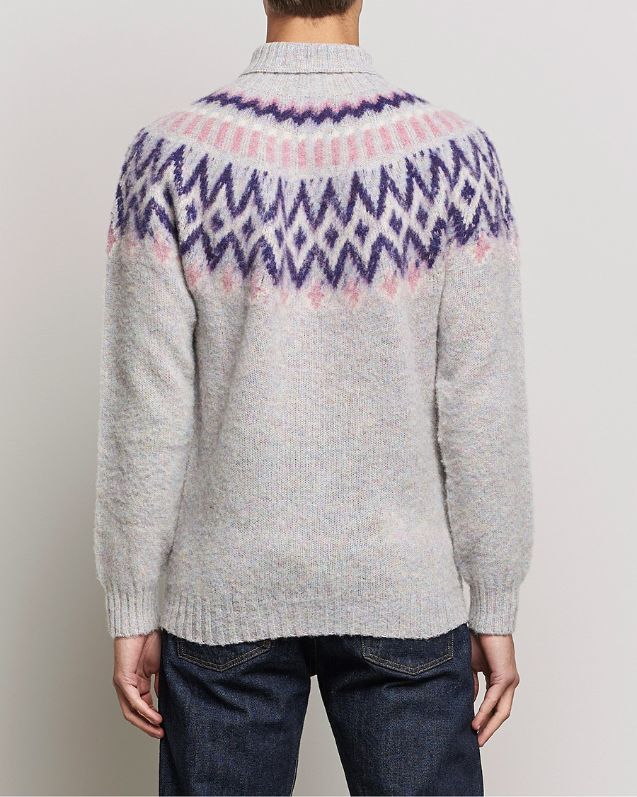 Homme | Pulls Et Tricots | Howlin' | Brushed Wool Fair Isle Roll Neck Galaxy