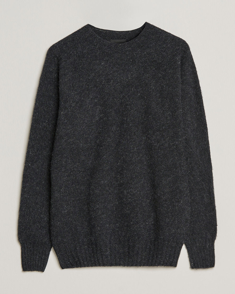Homme | Pulls Et Tricots | Howlin' | Brushed Wool Sweater Charcoal