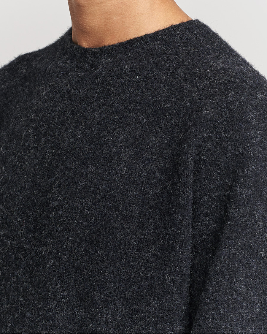 Homme | Pulls Et Tricots | Howlin' | Brushed Wool Sweater Charcoal