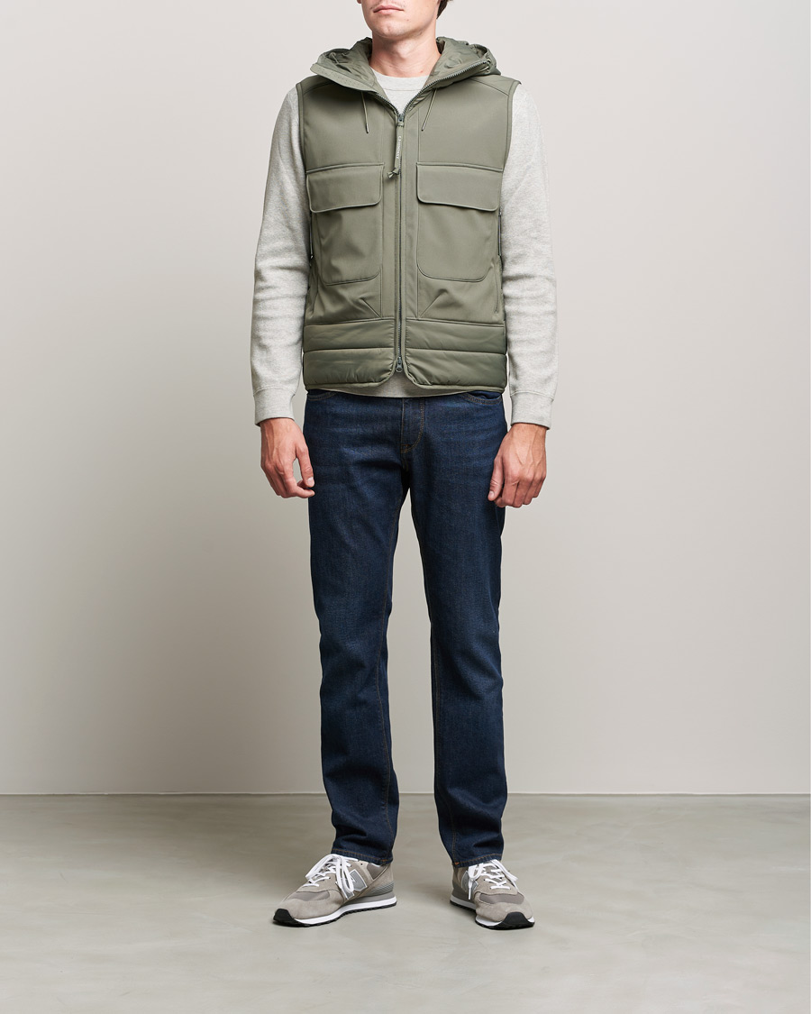 Homme | Manteaux Et Vestes | C.P. Company | CP Shell - R Mixed Goggle Vest Green