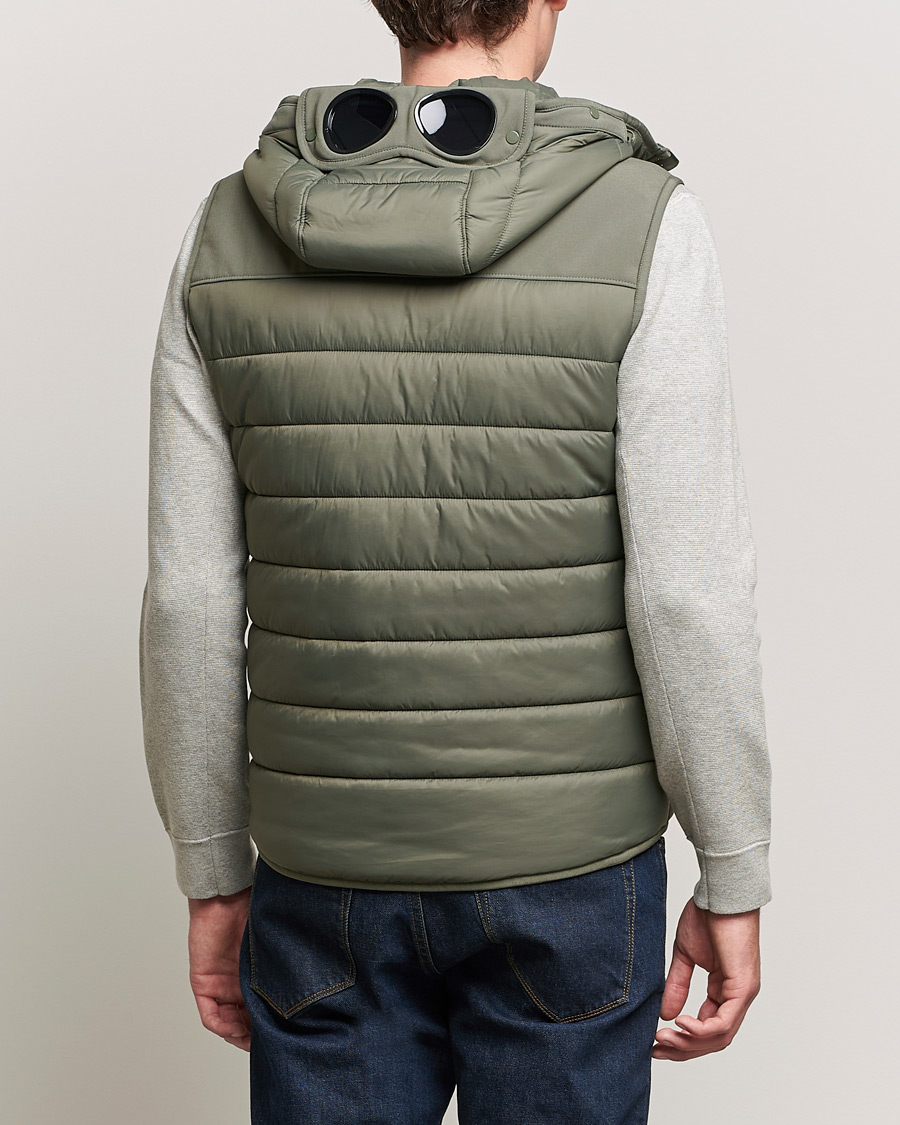 Homme | Manteaux Et Vestes | C.P. Company | CP Shell - R Mixed Goggle Vest Green