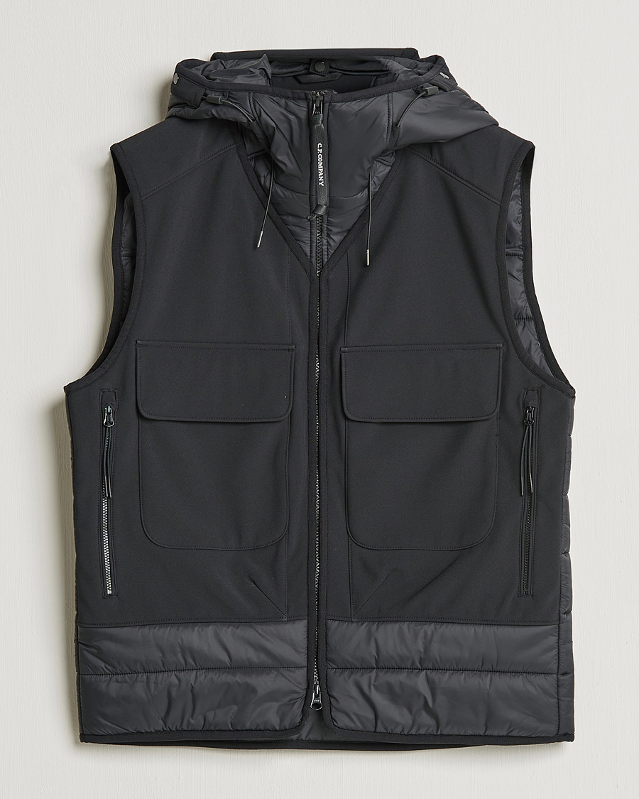 Homme | Manteaux Et Vestes | C.P. Company | CP Shell - R Mixed Goggle Vest Black