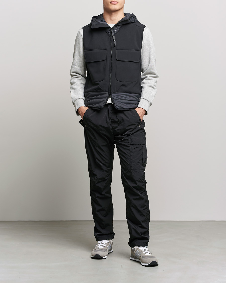 Homme | Manteaux Et Vestes | C.P. Company | CP Shell - R Mixed Goggle Vest Black