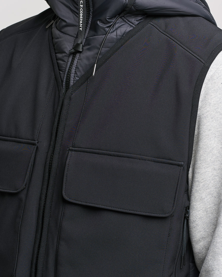 Homme | Manteaux Et Vestes | C.P. Company | CP Shell - R Mixed Goggle Vest Black