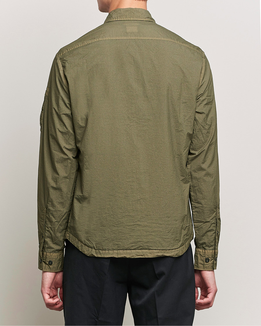 Homme | Chemises | C.P. Company | Taylon L Zip Overshirt Green