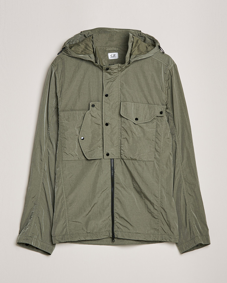Homme | Manteaux Et Vestes | C.P. Company | Chrome R Hooded Shirt Jacket Green
