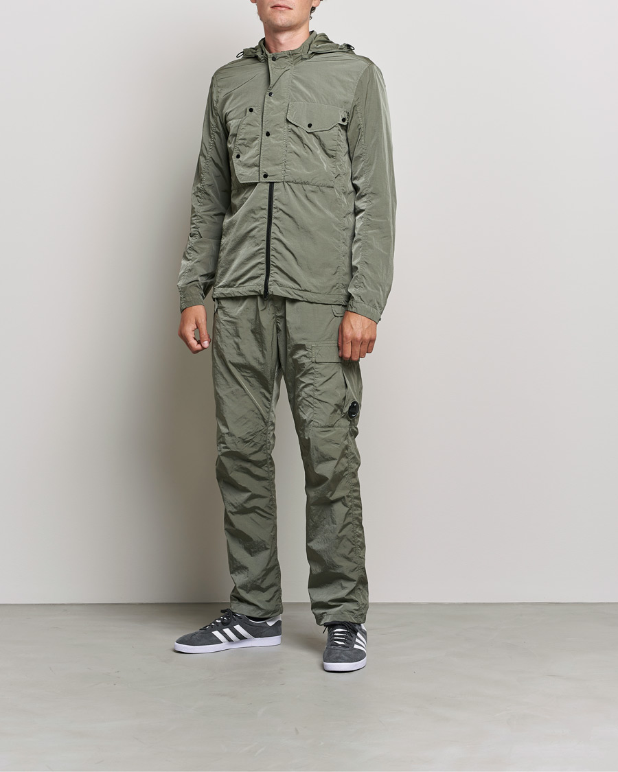 Homme | Manteaux Et Vestes | C.P. Company | Chrome R Hooded Shirt Jacket Green