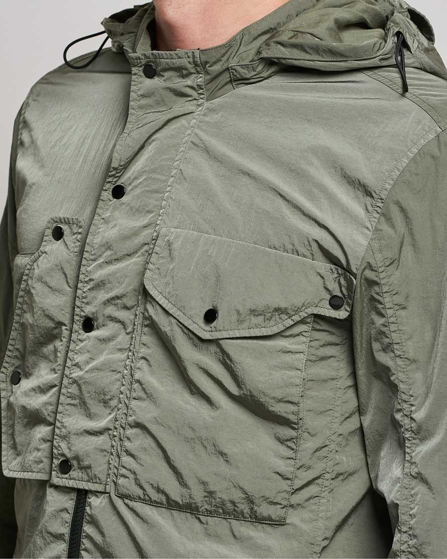 Homme | Manteaux Et Vestes | C.P. Company | Chrome R Hooded Shirt Jacket Green
