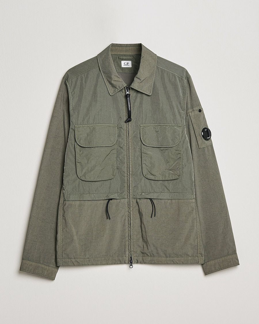 Homme | Manteaux Et Vestes | C.P. Company | Taylon P Mixed Shirt Jacket Green