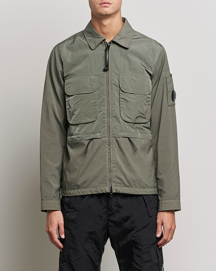 Homme | Manteaux Et Vestes | C.P. Company | Taylon P Mixed Shirt Jacket Green