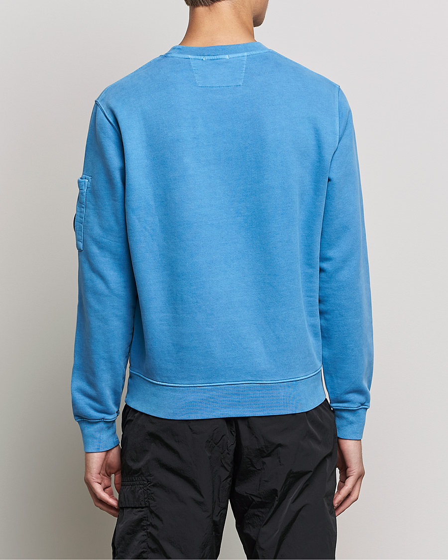 Homme | Pulls Et Tricots | C.P. Company | Brushed Emerized Diagonal Fleece Sweat Blue