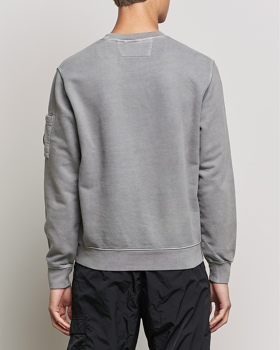 Homme | Pulls Et Tricots | C.P. Company | Brushed Emerized Diagonal Fleece Sweat Grey