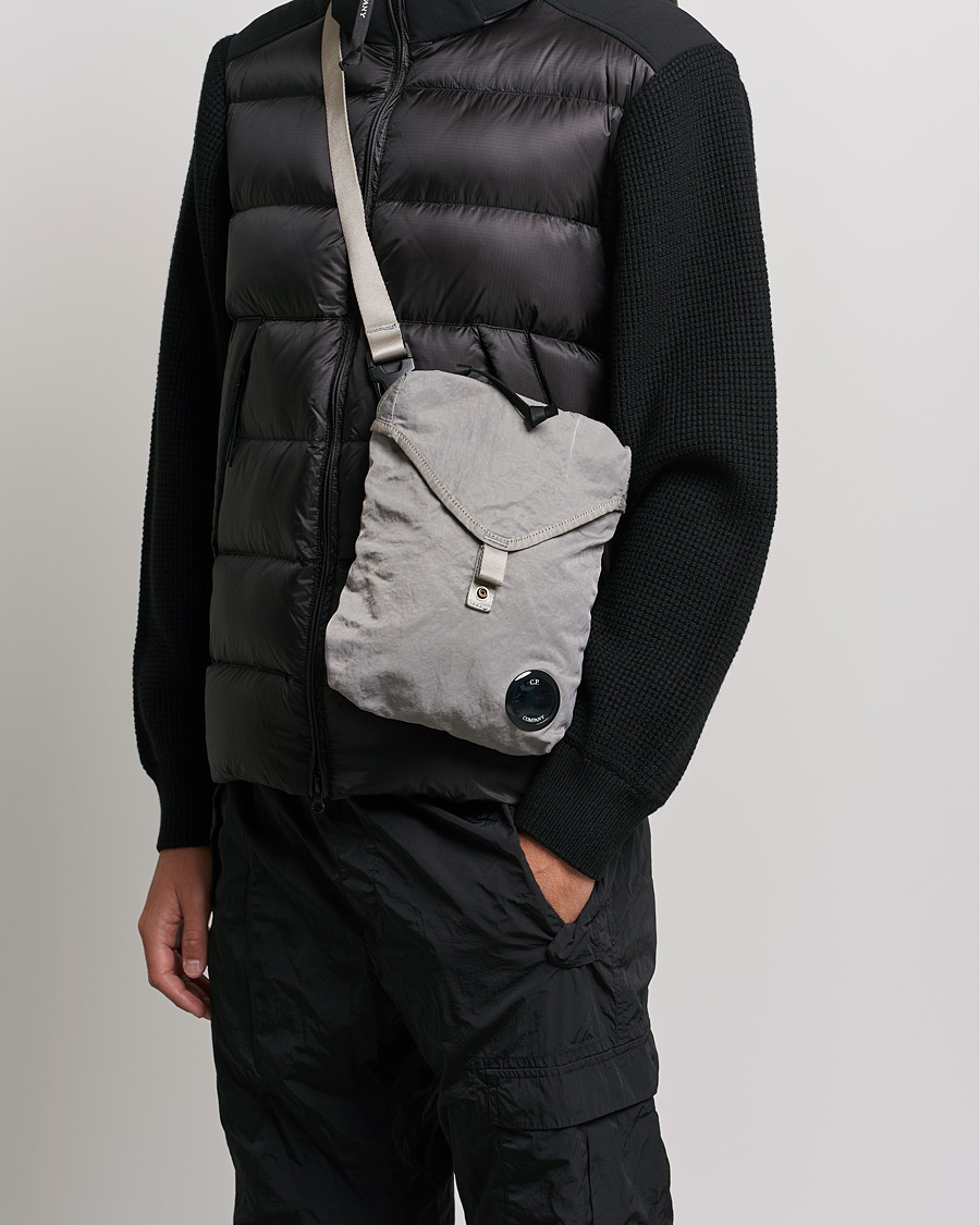 Homme | C.P. Company Nylon B Shoulder Bag Grey | C.P. Company | Nylon B Shoulder Bag Grey