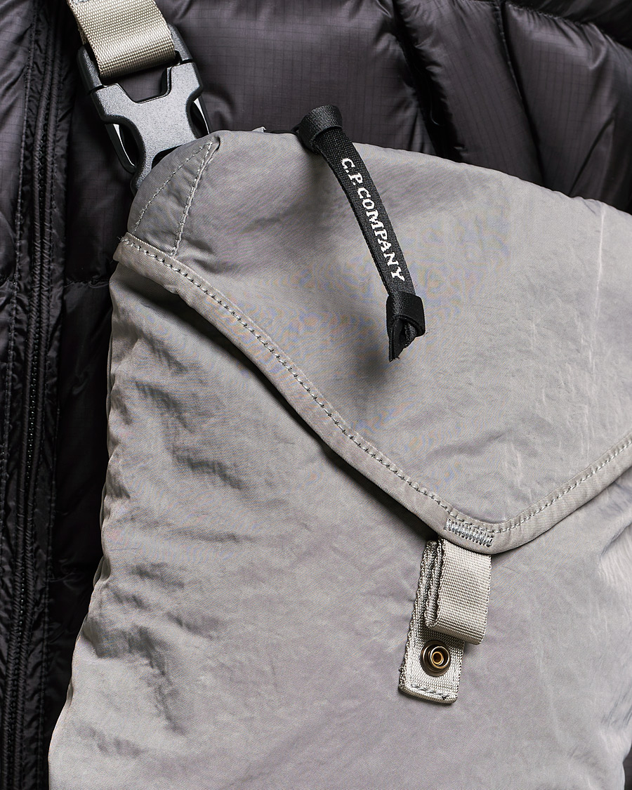 Homme | C.P. Company Nylon B Shoulder Bag Grey | C.P. Company | Nylon B Shoulder Bag Grey