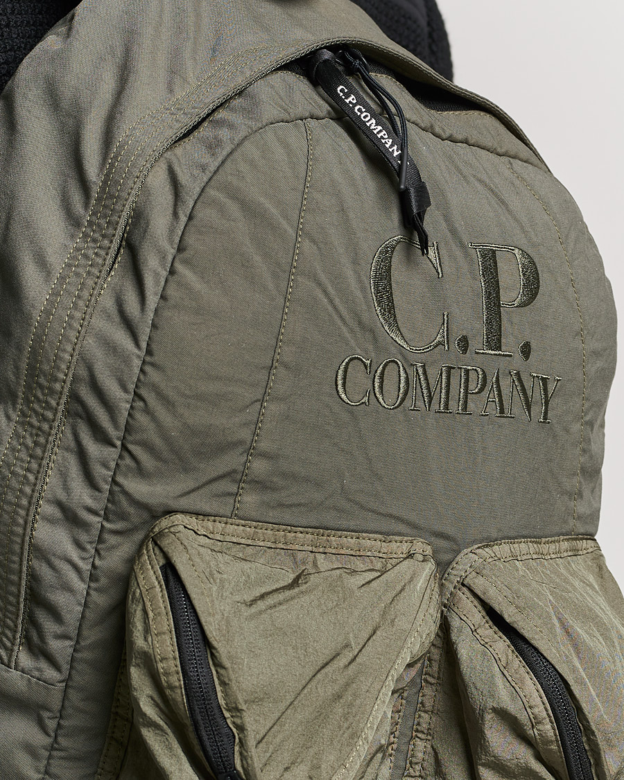Homme | C.P. Company Taylon P Mixed Backpack Olive | C.P. Company | Taylon P Mixed Backpack Olive