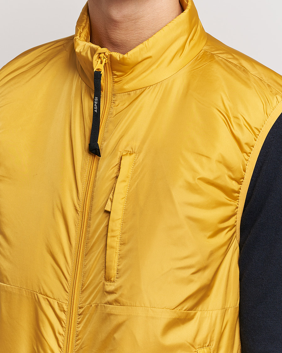 Homme | Gilets | Aspesi | Jil Padded Vest Yellow
